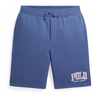 Polo Ralph Lauren 'Madras-Logo Fleece Short' pour Grands garçons