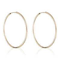 Di Joya Boucles d'oreilles 'Lisses' pour Femmes