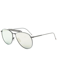 Thom Browne Lunettes de soleil 'TB-015-LTD-BLK-GRY-62'