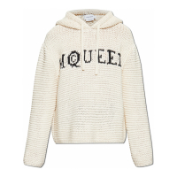 Alexander McQueen Men's 'Logo Cropped' Hoodie