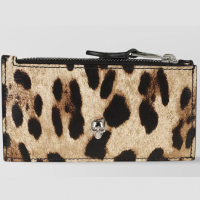 Alexander McQueen Women's 'Small Rectangular Leopard Print Vegan' Clutch