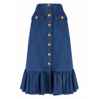 Valentino Garavani Women's 'Lightweight' Denim Skirt