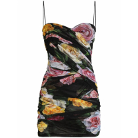 Dolce&Gabbana Robe mini 'Floral-Print' pour Femmes