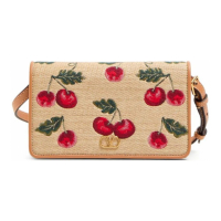 Valentino Garavani 'Mini VLogo Signature Cherryfic-print' Schultertasche für Damen