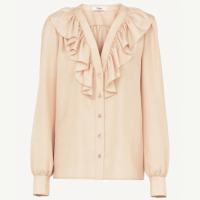 Chloé Blouse 'V-Neck Ruffled' pour Femmes