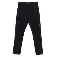 Stone Island Men's 'Compass-Patch' Cargo Trousers