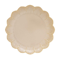 Easy Life Set Of 6 Small Plate Beige Fleuri