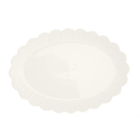 Easy Life Set Of 4 Oval Serving Plate Fleuri
