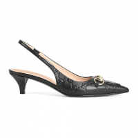 Gucci 'Horsebit' Pumps mit Fersenriemen für Damen