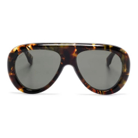 Gucci Lunettes de soleil 'Pilot-Frame' pour Hommes