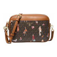 Michael Kors Sac à bandoulière 'Signature Jet Set Charm Large East West Camera' pour Femmes