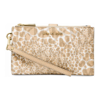 Michael Kors 'Signature Jet Set Double Zip Wristlet' Portemonnaie für Damen