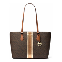 Michael Kors 'Sheila Large Signature Logo and Metallic' Tote Handtasche für Damen