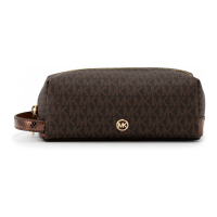 Michael Kors 'Logo Print Canvas Top Zip Medium Travel' Necessaire für Damen