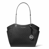 Michael Kors Women's 'Jet Set Large Signature Logo' Shoulder Bag