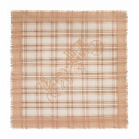 Coach 'Horse And Carriage Plaid Print Oversized Square' Halstuch für Damen