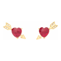 Kate Spade Boucles d'oreilles 'Lovestruck Heart And Arrow' pour Femmes