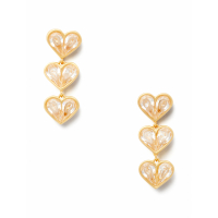 Kate Spade Boucles d'oreilles 'Rock Solid Stone Heart Linear' pour Femmes
