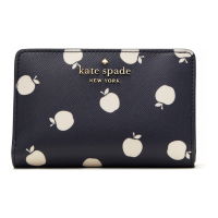 Kate Spade Portefeuille 'Staci Large White Apple Compartment Bifold' pour Femmes