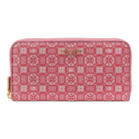 Kate Spade Portefeuille 'Spade Flower Monogram Coated Zip-around Continental' pour Femmes