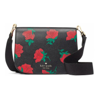 Kate Spade Women's 'Madison Rose Toss Printed' Saddle Bag