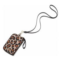 Kate Spade Women's 'Chelsea Leopard Lanyard' Card Holder