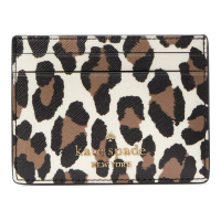 Kate Spade Women's 'Madison Spotted Leopard Small Slim' Card Holder