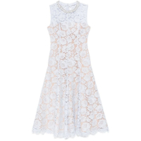 Self Portrait 'Fine-Lace' Midi Kleid für Damen