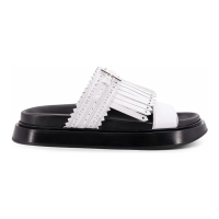 Alexander McQueen 'Fringe' Flache Sandalen für Damen