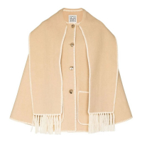 Toteme Women's 'Embroidered Scarf Button-Front' Jacket