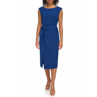 DKNY 'Twist Front Midi' Etuikleid für Damen