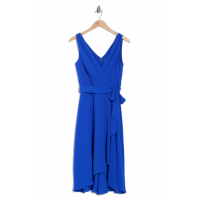 DKNY 'Faux Wrap Gauze' Ärmelloses Kleid für Damen