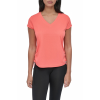DKNY Women's 'Side Ruched Tech' T-Shirt