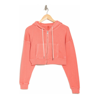 DKNY 'Rib Mix Crop Zip' Trainingsjacke für Damen