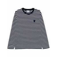 Maison Kitsuné T-shirt 'Bold Fox Head Patch Regular Marin' pour Hommes