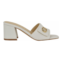 Guess 'Gallai Block Heel Slip-On' Sandalen mit Absatz für Damen