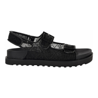 Guess 'Frella Two Band Embellished Footbed' Sandalen mit Plateausohle für Damen
