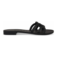 Guess Sandales plates 'Elyho Logo Cutout Jelly' pour Femmes