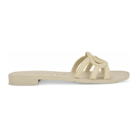Guess Sandales plates 'Elyho Logo Cutout Jelly' pour Femmes