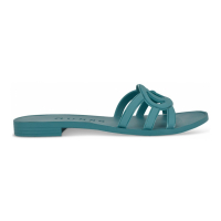 Guess Sandales plates 'Elyho Logo Cutout Jelly' pour Femmes