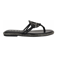 Guess Sandales à brides 'Saima G Cutout Rhinestone Flat' pour Femmes