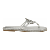 Guess Sandales à brides 'Saima G Cutout Rhinestone Flat' pour Femmes