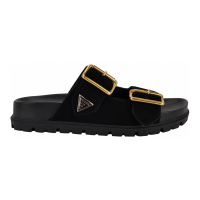 Guess 'Fasten Double-Buckle Footbed' Sandalen mit Plateausohle für Damen