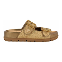 Guess 'Fasten Double-Buckle Footbed' Sandalen mit Plateausohle für Damen