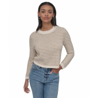 DKNY Jeans Pull 'Cotton Chunky-Stitch Crewneck' pour Femmes