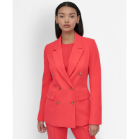 DKNY Blazer 'Double-Breasted Peak-Lapel' pour Femmes