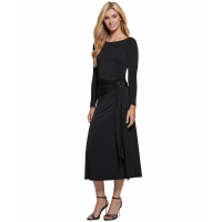 Guess 'Alisa Gathered Jersey' Midi Kleid für Damen
