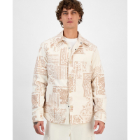 Guess Veste 'Bandana-Print Shirt' pour Hommes