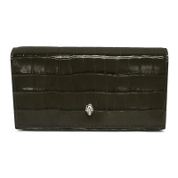 Alexander McQueen 'Crocodile-Embossed' Portemonnaie für Damen
