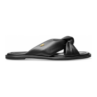 Michael Kors 'Elena Knotted Slide Sandals' pour Femmes